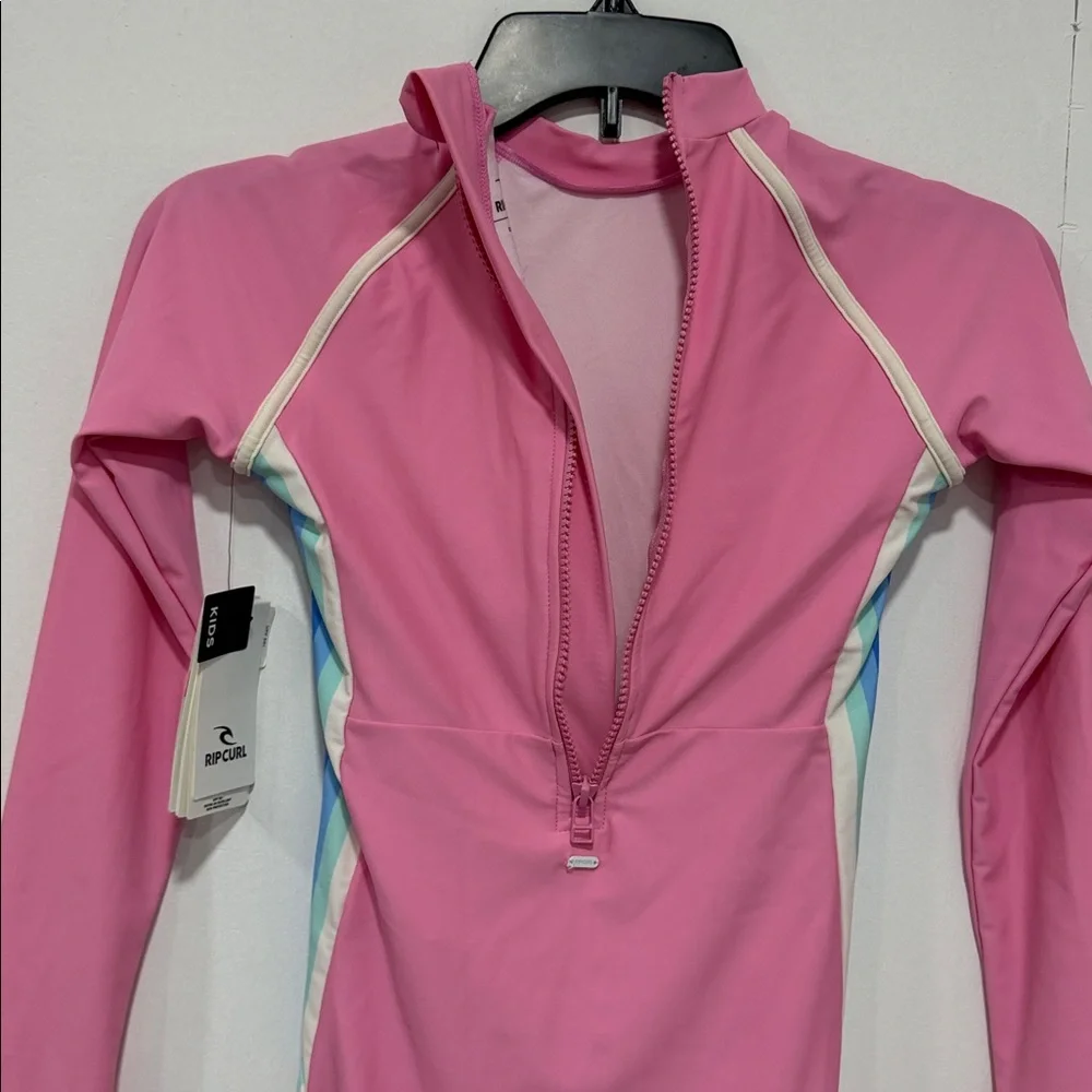 Rip Curl Kid Girls' Surf Revival Long Sleeve One Piece Surfsuit Size 12
